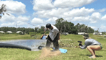 Chain Wakeboarding GIF