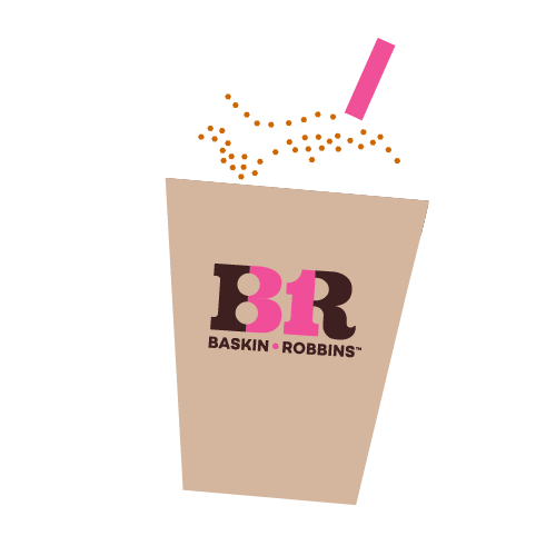Coffee Milkshake Sticker by Baskin-Robbins