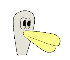 Duck Sticker by Pablo