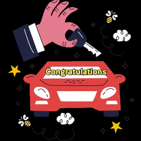KingsmanRealty happy car congratulations goodvibes GIF