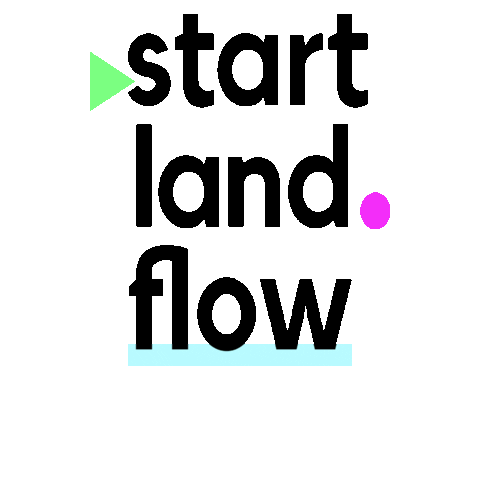 Start.land.Flow Sticker