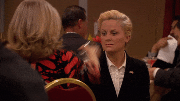 Parks And Recreation Shock GIF by PeacockTV