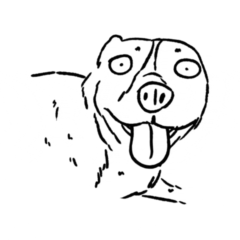 Happy Dog GIF by butpoorlydrawn