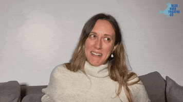 White Girl Reaction GIF by Bluebird Theatre Company