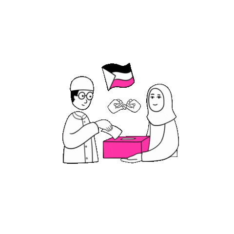 The Muslim Vote Sticker