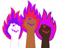 Fire Feminism Sticker by AllegriaBulgaria