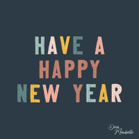 New Year Lettering GIF