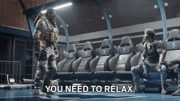 UbisoftCanada chill relax stop it calm down GIF