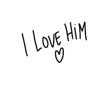 Heart Text Sticker