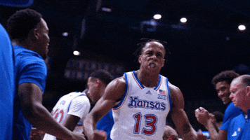 Kansas Basketball Jayhawks GIF by Kansas Athletics