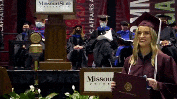 Graduation Grad GIF by Missouri State University