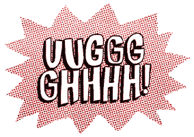 Frustration Ugh Sticker by The Black Sheep Agency