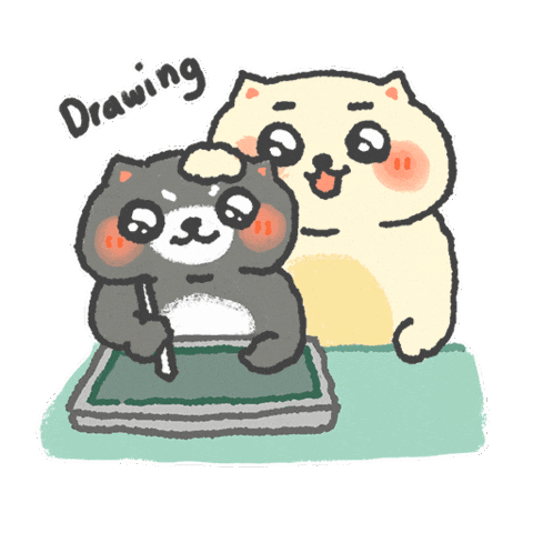 Encourage Digital Art Sticker