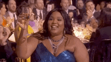 Cheers Champagne GIF by BRIT Awards