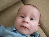 frowning baby gif