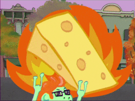 Shredded Cheese Cartoon GIF by d00dbuffet