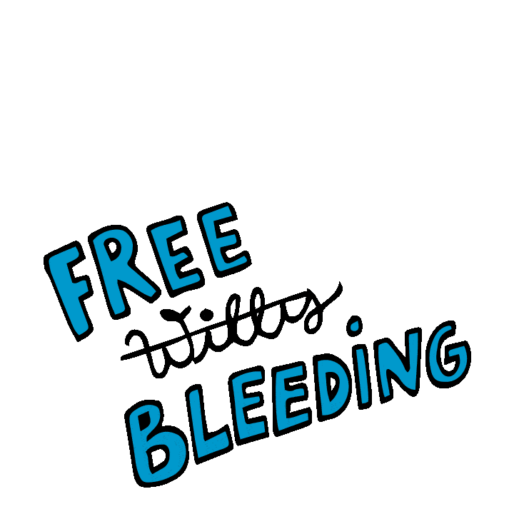 Mood Bleeding Sticker by einhorn