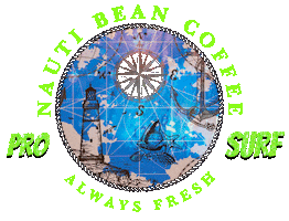 Surf Sticker by Nauti Bean Coffee