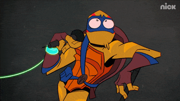 Surprised Uh Oh GIF by Teenage Mutant Ninja Turtles