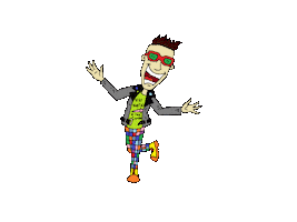 Cartoon Punk Sticker by Viki Vortex