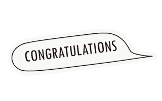 Congratulations Speechbubble Sticker by FRA422