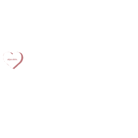 Heart Pink Sticker by Alya Skin