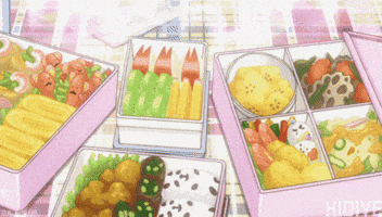 bento box anime food GIF by HIDIVE