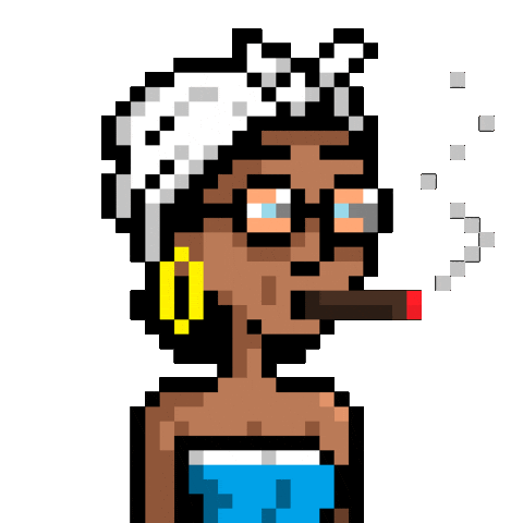 Smoke 8Bit Sticker