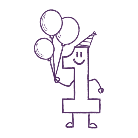 Happy Birthday Love Sticker by Natruly