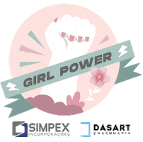 Woman Power Sticker by Dasart
