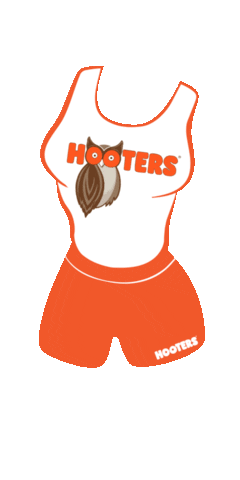 Twin Peaks Uniform Sticker by Hooters for iOS & Android | GIPHY