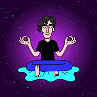 Meditating Inner Peace GIF by Jason Clarke