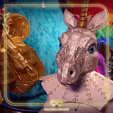 Unicorn No GIF by The Masked Singer UK