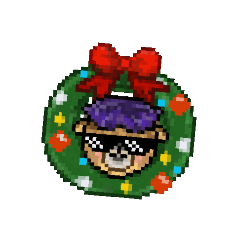 Merry Christmas Top Sticker