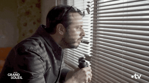 Look Spying GIF by Un si grand soleil - Find & Share on GIPHY