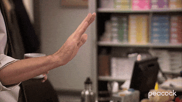 High Five The Office GIF by MANGOTEETH