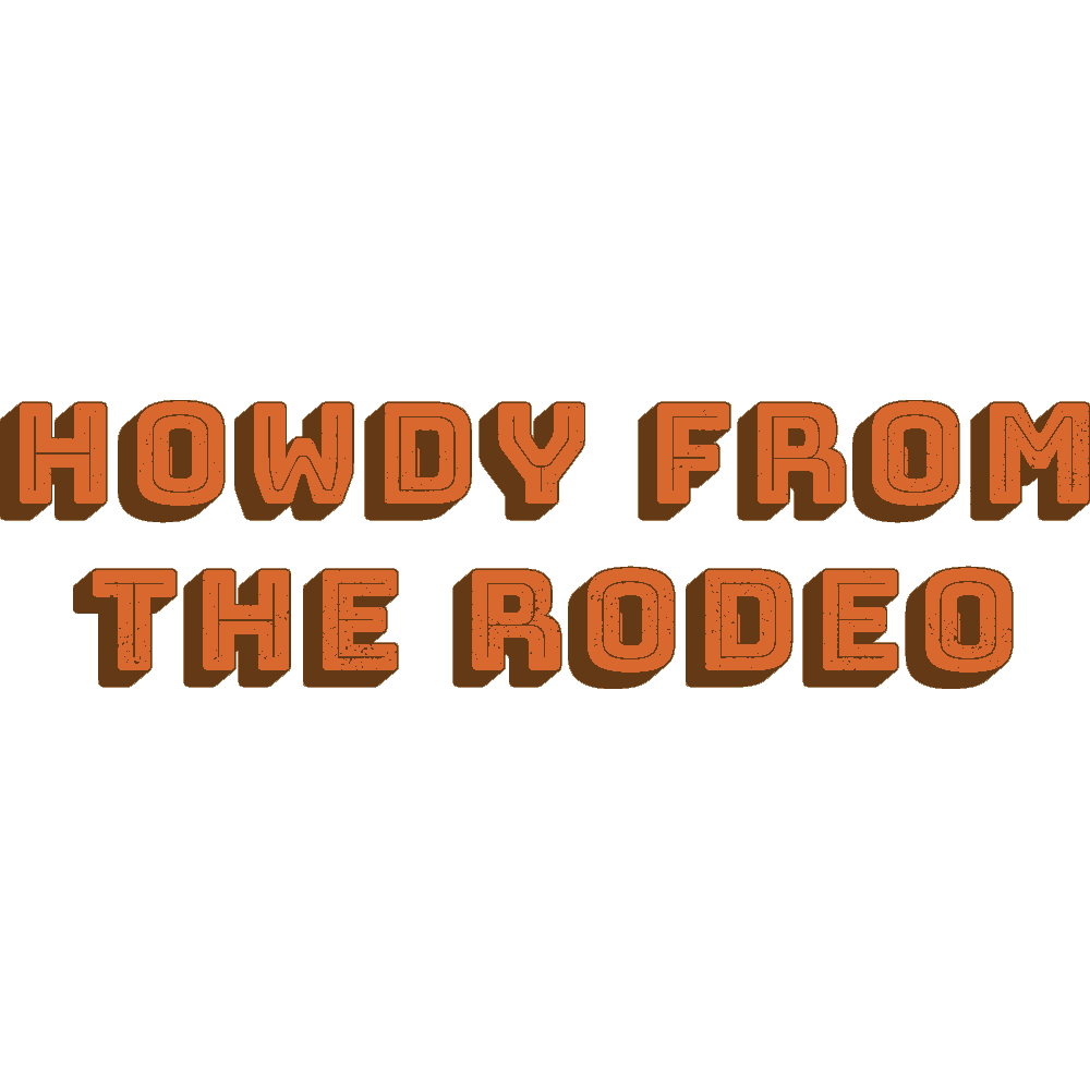Rodeo Howdy Sticker by Tecovas