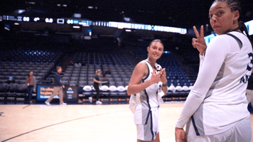Peace Win GIF by Xavier Women's Basketball