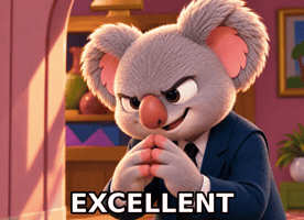 Villain Plotting GIF by Barely Bearz
