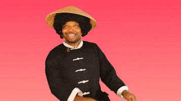 In Your Face Dancing GIF by KungFuNinjaGuy