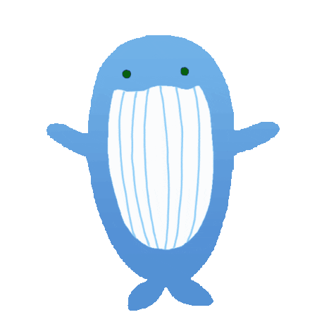 Whale Sticker by erincogram