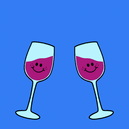 L'chaim wine glasses