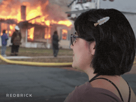 Suspicious Fire GIF by Redbrick