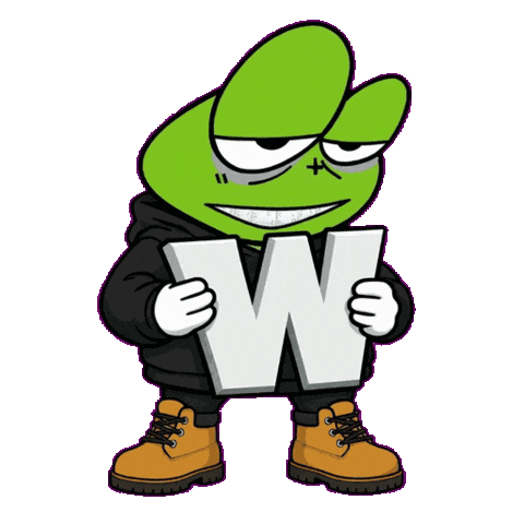 Frog Sticker by ForeverWilin