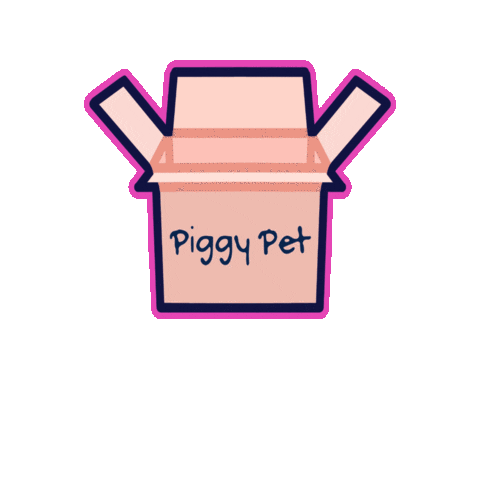 Box Unboxing Sticker by Piggy Pet
