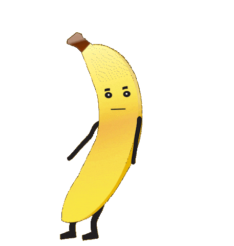 Happy Banana Split Sticker by GT8Studios