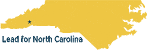 Lead for North Carolina Sticker