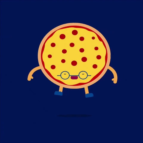 smarcolongo happy animation cartoon pizza GIF