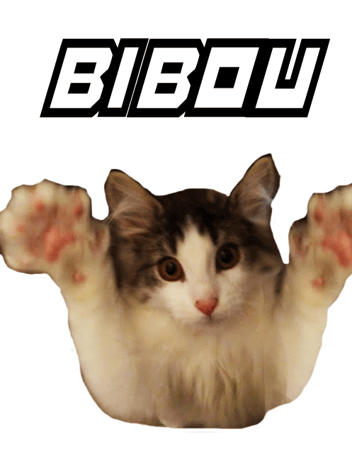 Cat Bibou Sticker