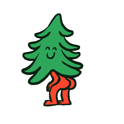 Pine Tree Dance Sticker